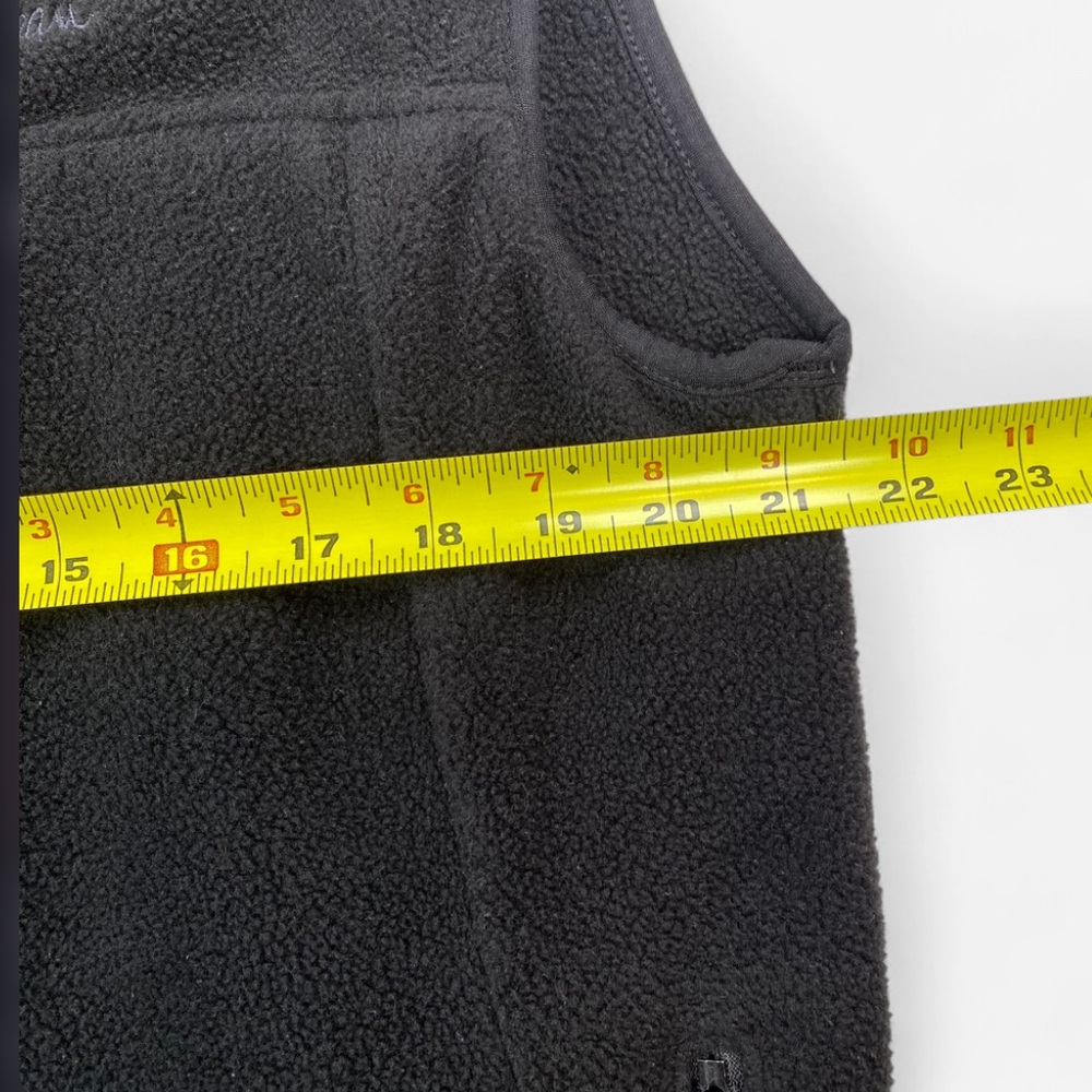 L.L. Bean Men's Fleece Vest Black Size Large Vintage - Picture 8 of 9